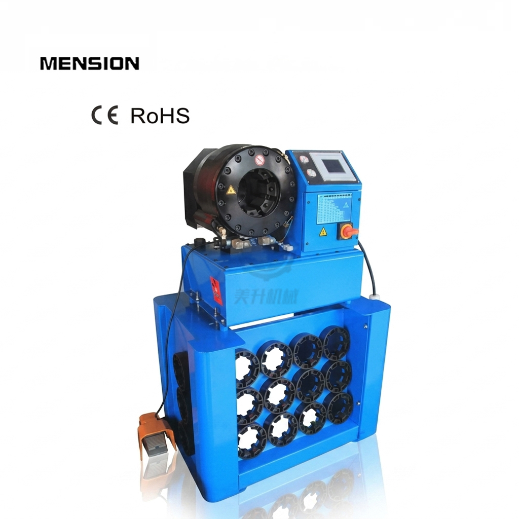 Hydraulic Hose Crimping Machine with 650T Crimping Force PLC Control System and Quick Change Die Sets
