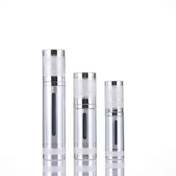 Botella de bomba sin aire personalizada de 15 ml 30 ml 50 ml de plástico de aluminio