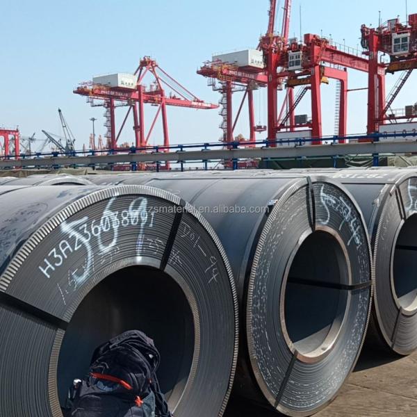 recommande des bobines d'acier chinois Hr / bobines laminées à chaud / Hrc avec 3-5 tonnes de poids et de longueur de bobine selon votre demande