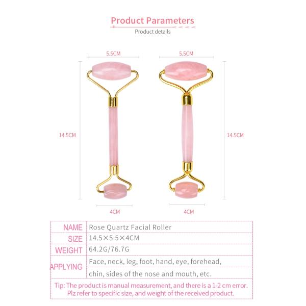 Камень Guasha кварца ролика стороны нефрита двойного обруча изготовленный на заказ