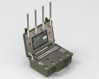 2.4G 5.8g 1.4G 5.2g 900m Uav Detector Signaling Equipment Uav Defense System Briefcase