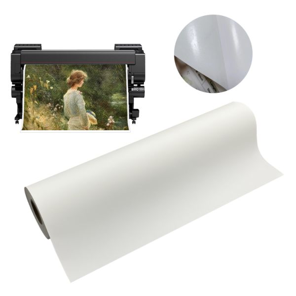 350gsm Matte Textured Waterproof Self-Adhesive Canvas for Premium Wall Art and Home Décor