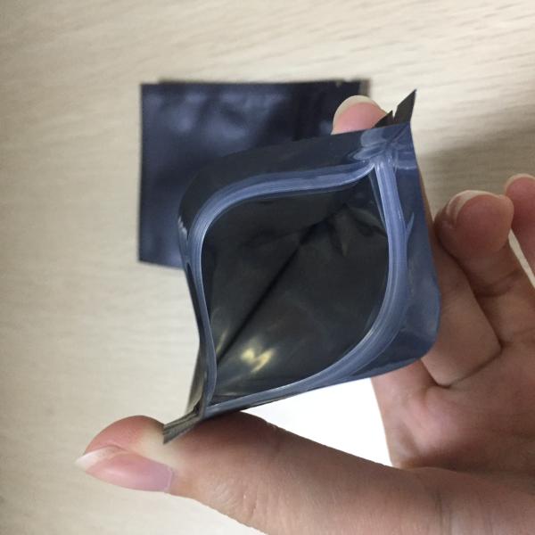 wholesale colorful Small Aluminum Foil food packing bags with zip lock