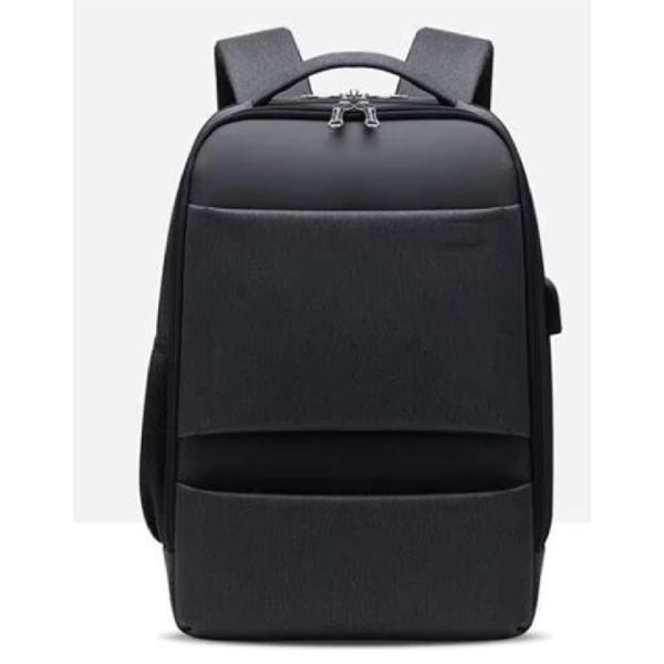 Waterproof Nylon Black Travel Backpack Computer Bag For School Students