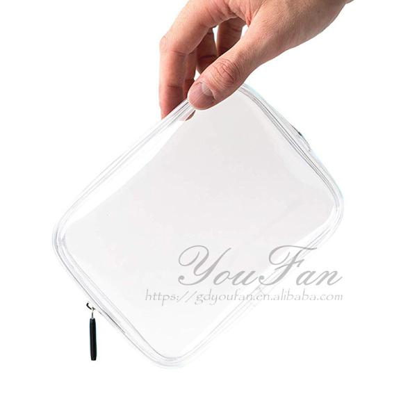 Plain Transparent Travel Wash Bag Premium PVC Made For Men / Women