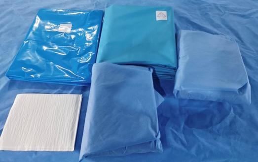 Conjunto de roupa descartável para oftalmologia