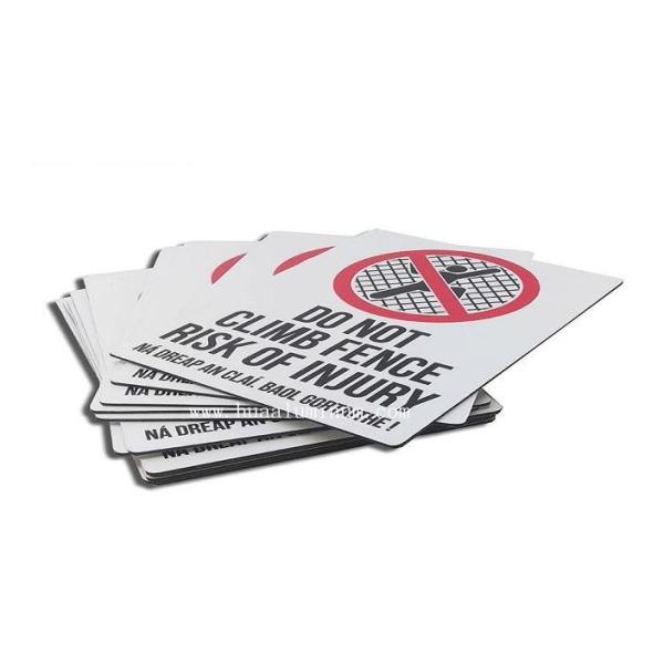 External PE Coated Lightweight ACM Signage Panels Smooth Surface