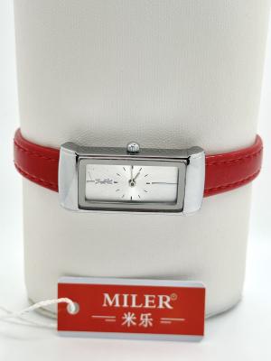 Montre à quartz en cuir pour gravure personnalisée