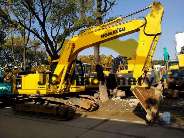sell 16 ton original Japan excavator Komatsu PC160LC-7 with original color
