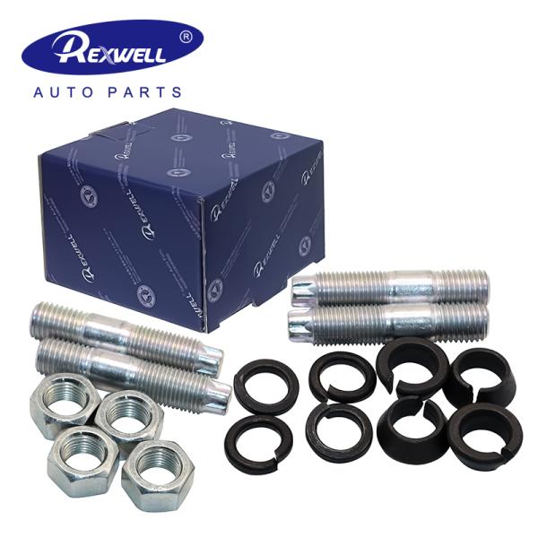 Carro de auto duradero Hex Lobular 90126-12005 Goma delantera del volante Bolsillo de perno Kit para Toyota Land Cruiser Pickup FZJ7# 2007