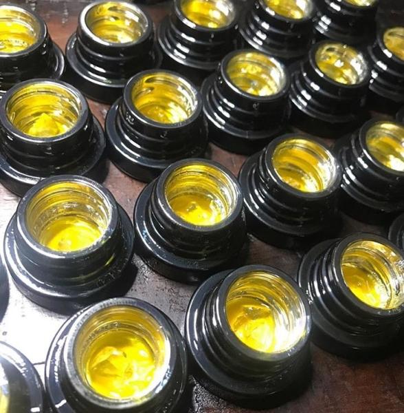 los envases de cristal del concentrado 5ml/7ml/9ml con Chrome platearon dentro