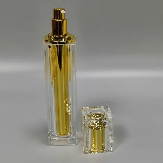 JL-LB312 Golden Luxury Cosmetic Plastic Lotion Pump Bottles Bulk 30ml 40ml 100ml 120ml