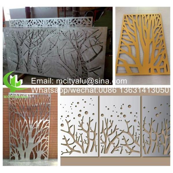 Алюминиевая с cnc перфорированная панель лазерного резания Металлическая панель обшивки из алюминия с гравированным резным листом панели для фасада