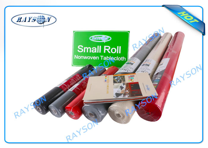 Золотистая печатая скатерть PP Non сплетенная, скатерти ткани Nonwoven Spunbond
