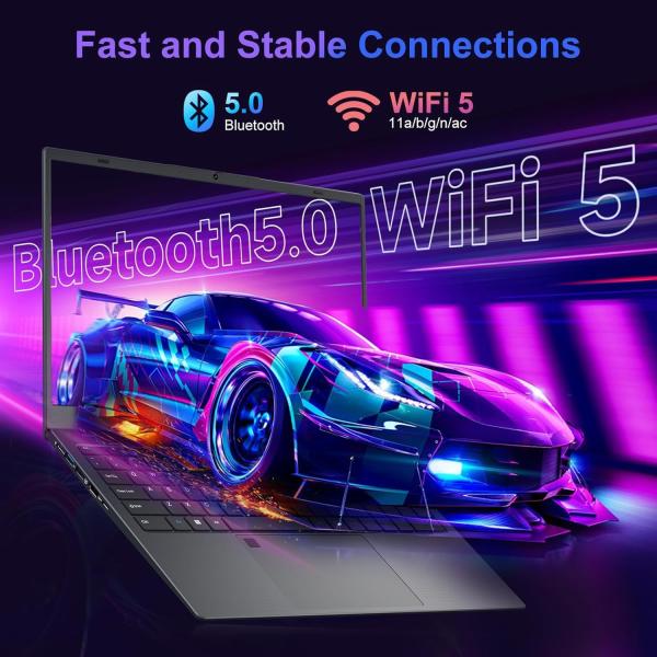 15.6 Inch Business Laptop Computer LPDDR5 12GB RAM 512GB ROM Intel N95 Processor 3.4GHz