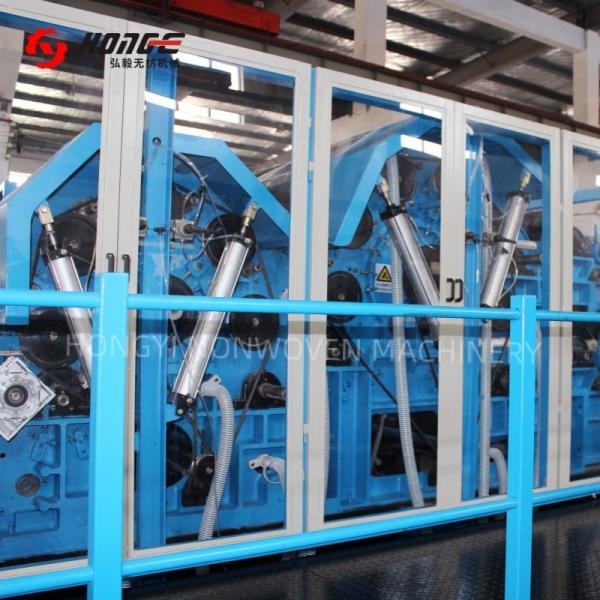 100m/min High Speed Nonwoven Carding Machine For Wool