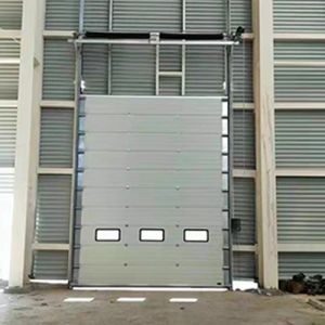 380V 220V Industrial Sectional Door Convenient Operation For Vehicle Service Centers