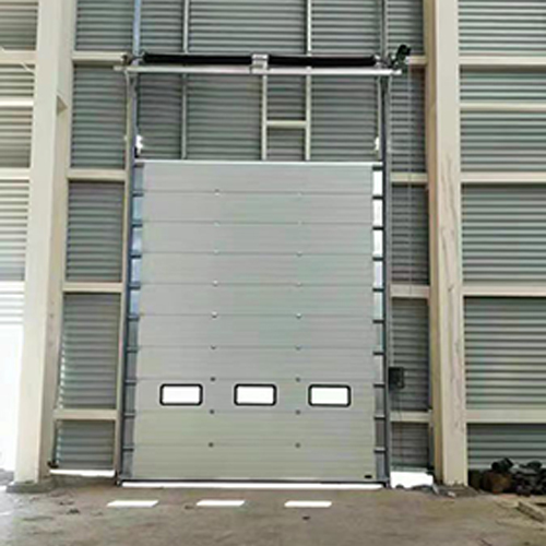 Weather Sealed Sectional Door Space-Saving Vertical Lift Design For Truck Terminals & Yards