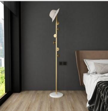 Corrosion Proof Gold 170cm Height Steel Clothes Rack