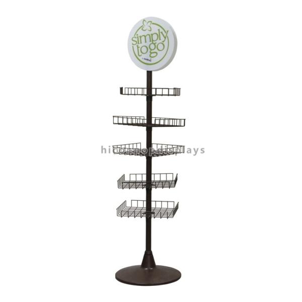 Mobile Phone Accessories Display Stand Rotating Retail Display Units