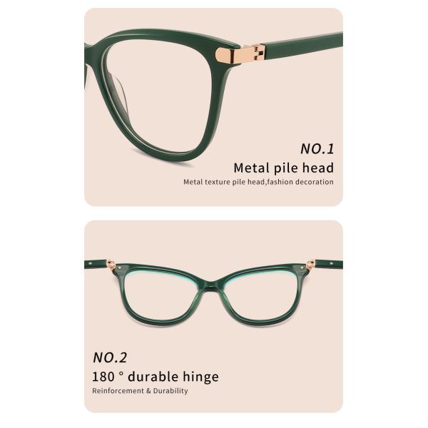 Полный OEM Eco стекел оптически рамок ацетата оправы дружелюбное с гибким шарниром весны