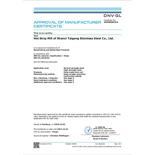 ShanXi TaiGang Stainless Steel Co.,Ltd