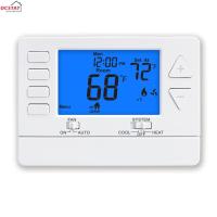 Riseem ABS 24V multi-étape programmable meilleur thermostat à domicile pour la salle de climatisation