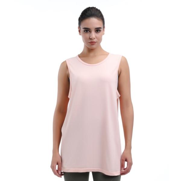 Plus Size Loose Fit Mesh Tank Tops Machine Washable Sustainable