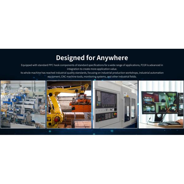 Сенсорный экран без вентилятора закаленное стекло ONERugegd P21R прочный 21,5 дюймовый IP65 панельный компьютер