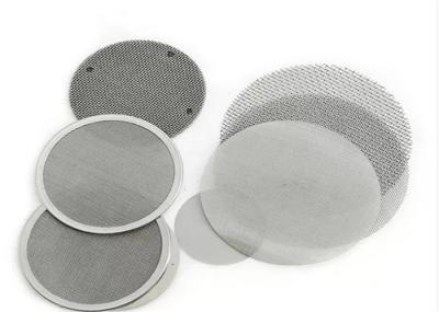 Corrosion Resistant Stainless Steel Extruder Screen Mesh For Plastic Recycling