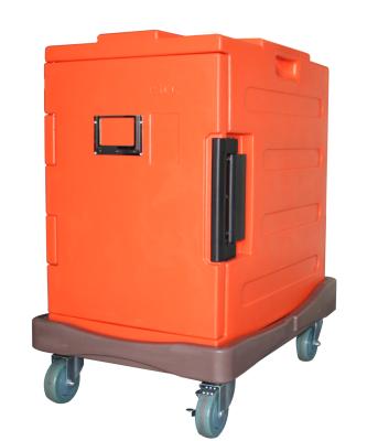 Durable Red 86Litre Front Loading Insulated Food Pan Carrier | Food Container