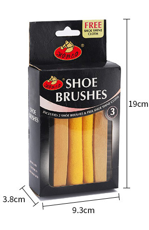 Премиум обувная щетка Комплект для чистки Деревянная щетка Обувная полировка Ткань Полировка Чистка