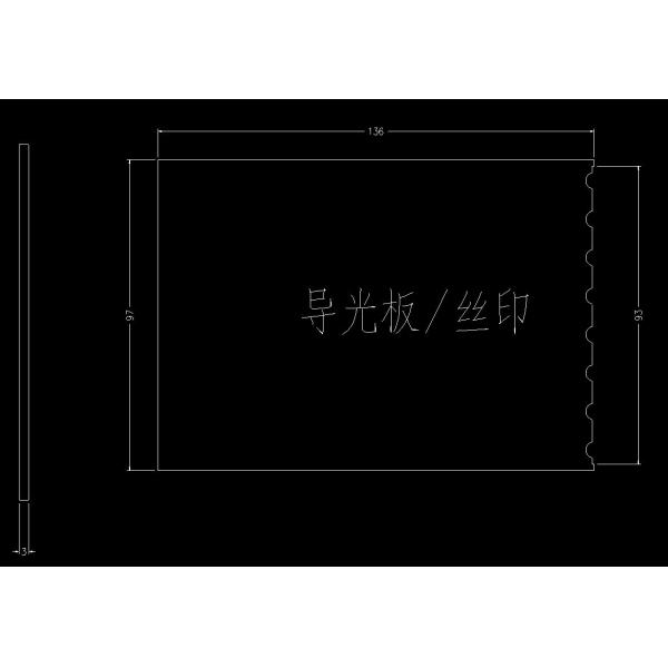 800cd/M2 LCD Display LED Backlight