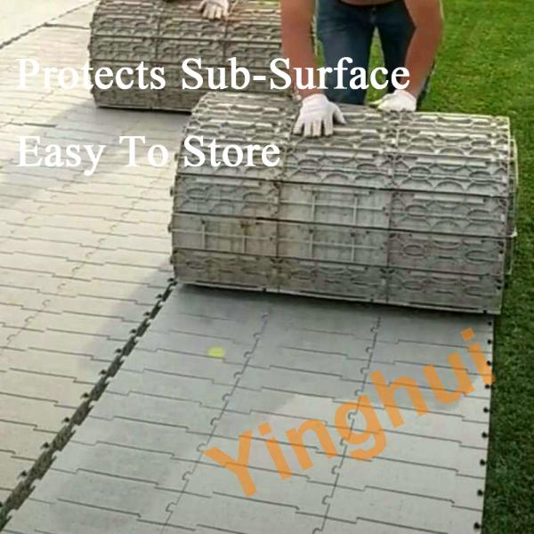 Modular Artificial Grass Flooring Anti Scratch Plastic Portable Outdoor Flooring For Tents