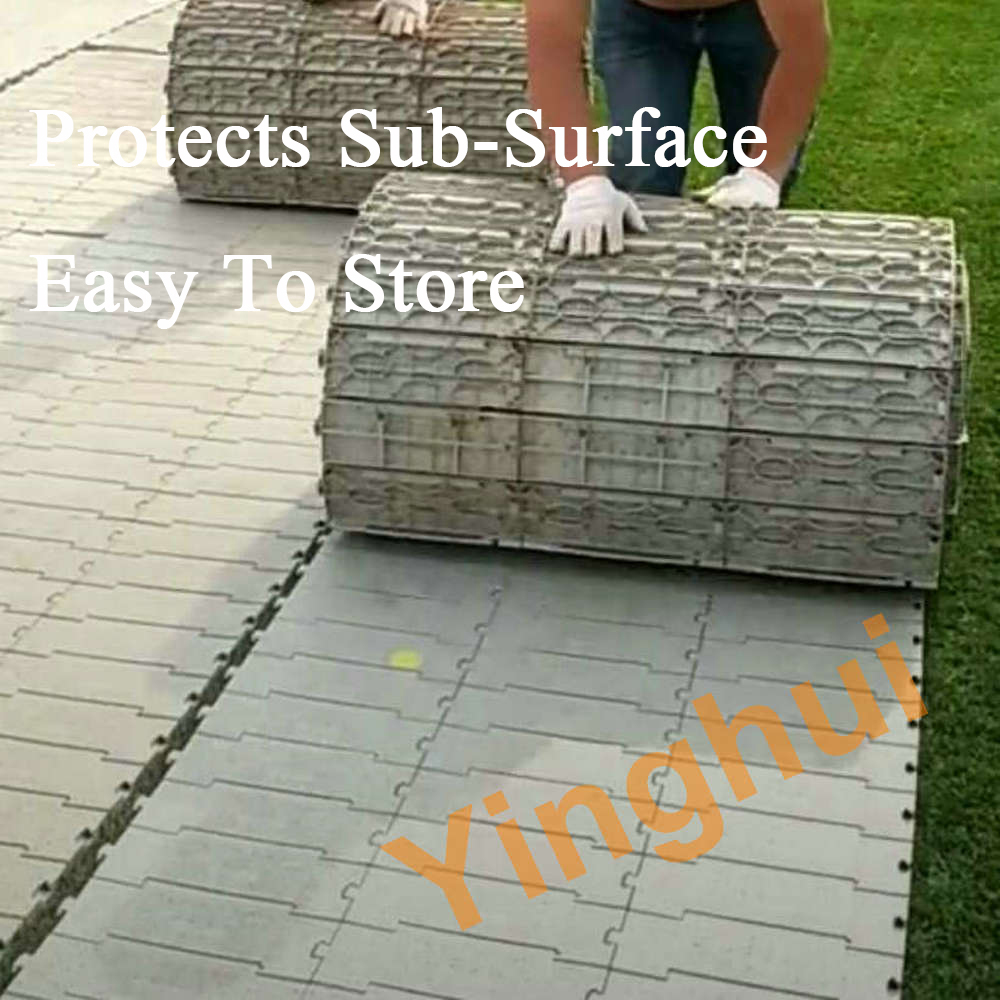 Outdoor Anti Slip Turf Grass Lawn Temporary Flooring Protection Tiles Sheet