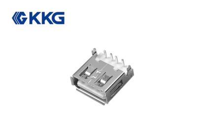 Obstrua na placa que afunda o conector do Usb do ângulo direito, tipo do Usb um porto fêmea