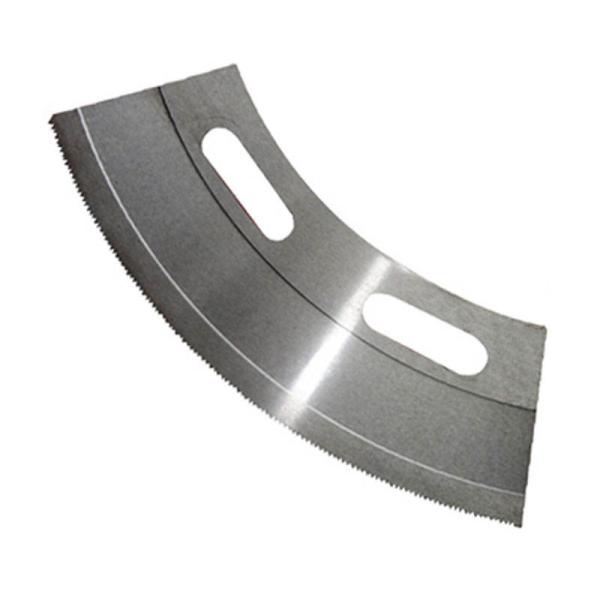 Cr12MoV Arc Shaped Industrial Knife Blade For The Corrugated Cardboard
