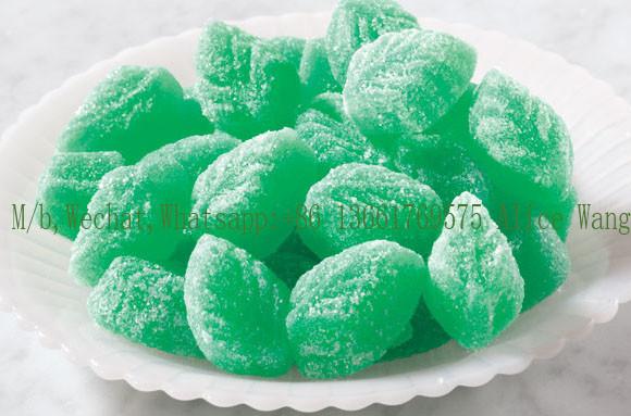 Linha de produção foliforme equipamento de Gummies da pastilha de hortelã de fabricação gomoso 600kg/h do equipamento dos doces da aprovação do CE