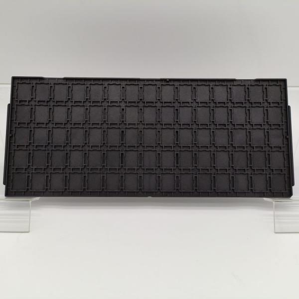 ESD MPPO 150°C Injeção Black Hard Tray Para PCBA Electronic Trays Anti-estática