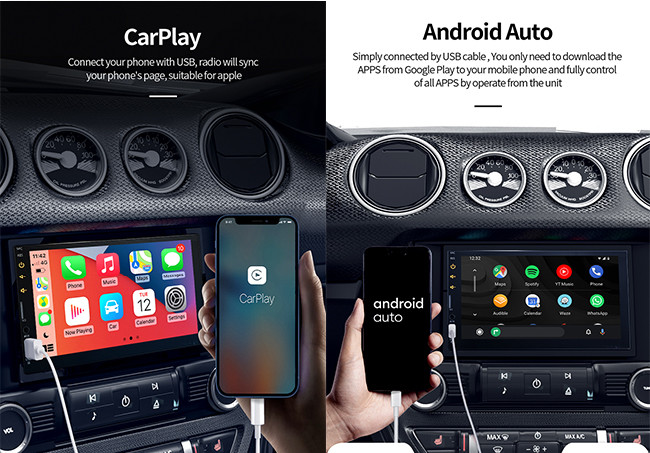 Android Auto MP5 Автомобильное радио 7 дюймовый сенсорный экран MP5 Автомобильная стерео
