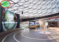 Consumo curvado P5 interno da baixa potência da tela de exposição do diodo emissor de luz de 360 Digitas da cortina do grau