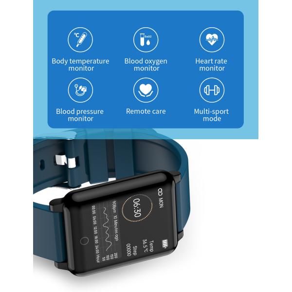 Magnetic Metal Watch Band F52 Accurate Temperature Measurement Smartwatch