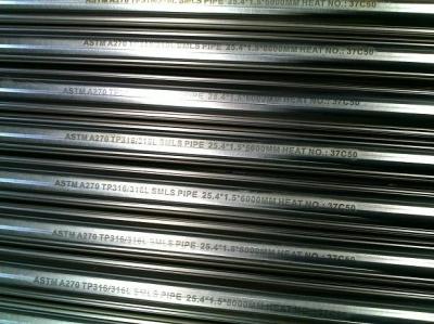 201 304 316L Food Grade Stainless Steel Tubing , 6mm to 600mm OD