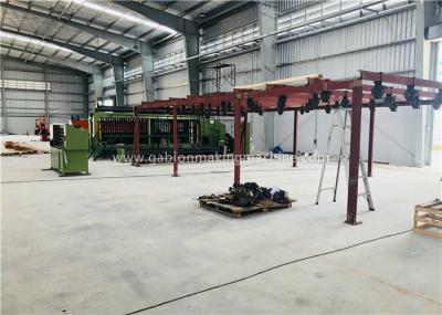 A pedra prende máquinas de confecção de malhas da rede de arame, máquina sextavada da malha da torção do dobro