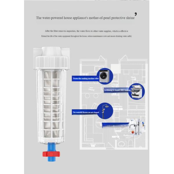 Filtro de agua de grifo Aguas de agua de sedimento 8 toneladas para hogares Comercio al aire libre