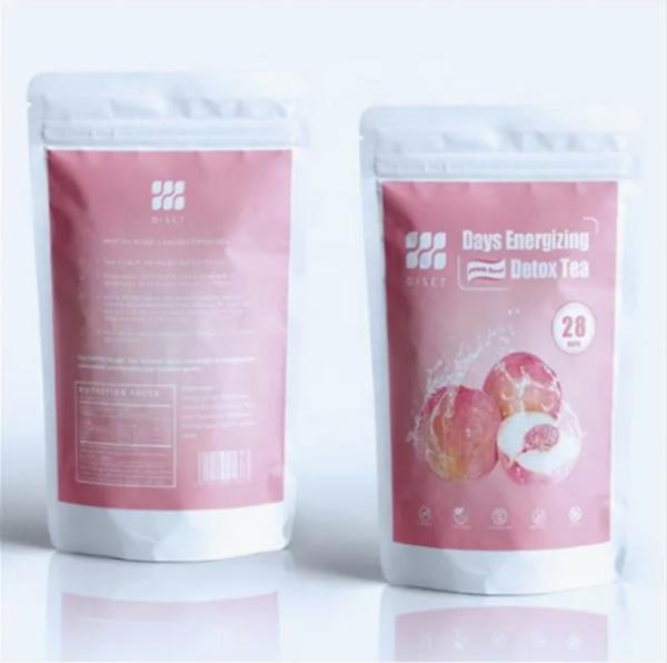Wholesale organic Weight Loss Detox Tea  Custom Logo Belly Fat Burner Peach Flavor