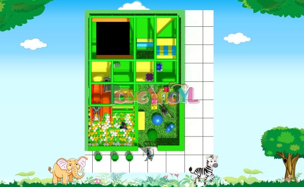 屋内遊び場設備 森のテーマ 子供の身体と精神的発達を向上させる 安全で楽しい方法