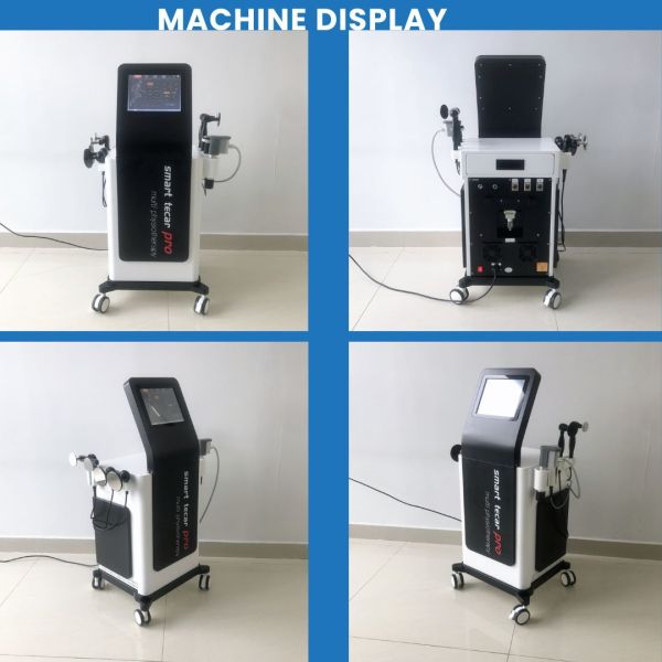 Smart Tecar 3 In 1 Indiba Tecar Therapy Shockwave Ultrasound Physio Physiotherapy Machine For Back Pain Relief Weight Loss