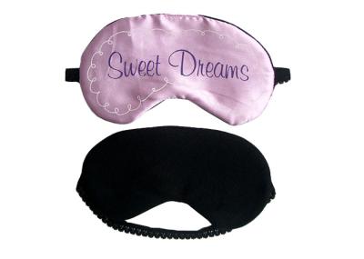 Sweet Design Big Size Pink Sleep Blindfold Eyemasks Satin Material For Girls