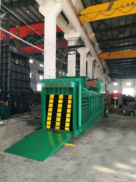 63 Ton Force Hydraulic Baler Machine with Customizable Size and No Underground Foundation for Efficient Paper Recycling